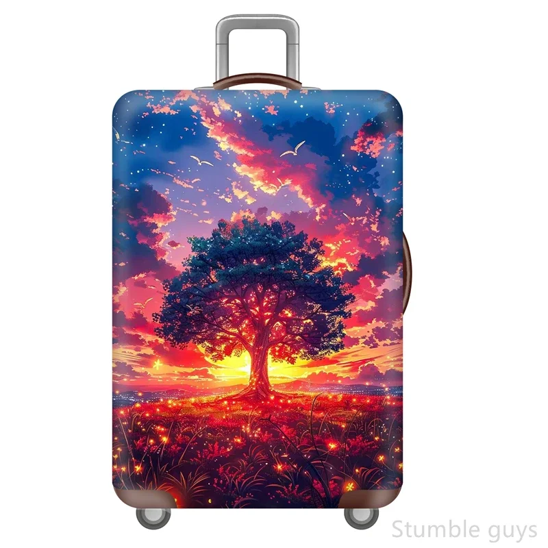 

Stretchy Washable Luggage Sleeve Protective Dustproof Durable Suitcase Cover Useful Fits 18-32 Inch Rolling Luggage