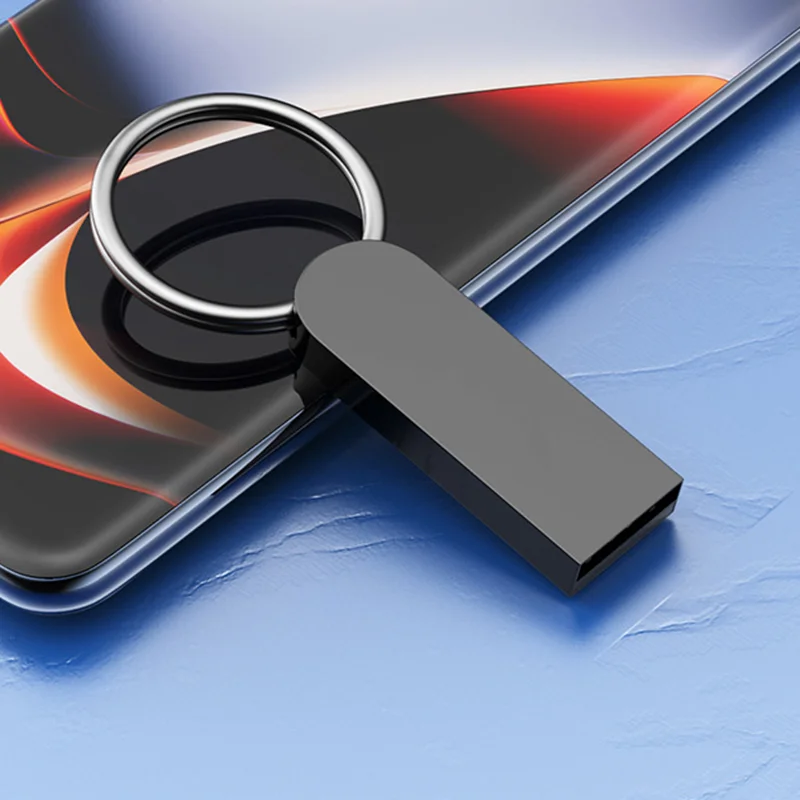 Бесплатная пользовательская лазерная гравировка логотипа, цветное металлическое кольцо, мини-флеш-накопитель USB2.0, 4 ГБ, 8 ГБ, 16 ГБ, 32 ГБ, 64 ГБ, 128 ГБ, карта памяти