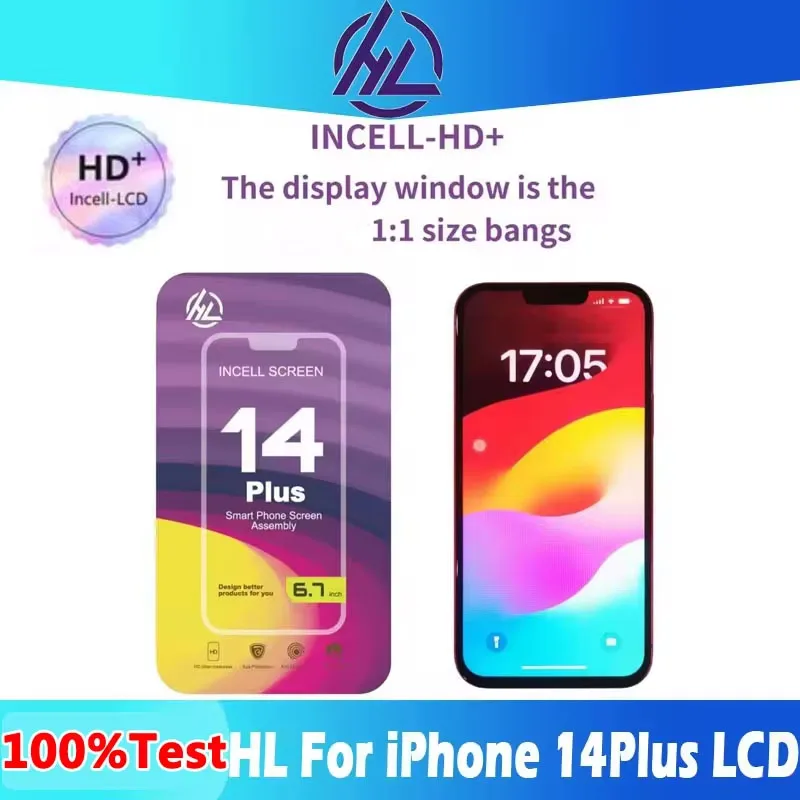 

HL-incell HD+ For iPhone 14 Plus LCD Display 3D Touch Screen Replace For 14 Plus screen LCD Display Screen Digitizer Assembly