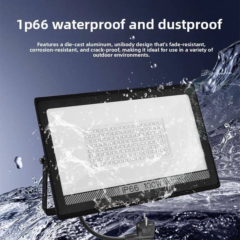 30 واط 60 واط 100 واط التوصيل الأشعة فوق البنفسجية أضواء سوداء IP66 المرحلة Blacklight الأشعة فوق البنفسجية تأثير الفيضانات ضوء لجميع القديسين عيد الميلاد الرقص ديسكو الطرف #3