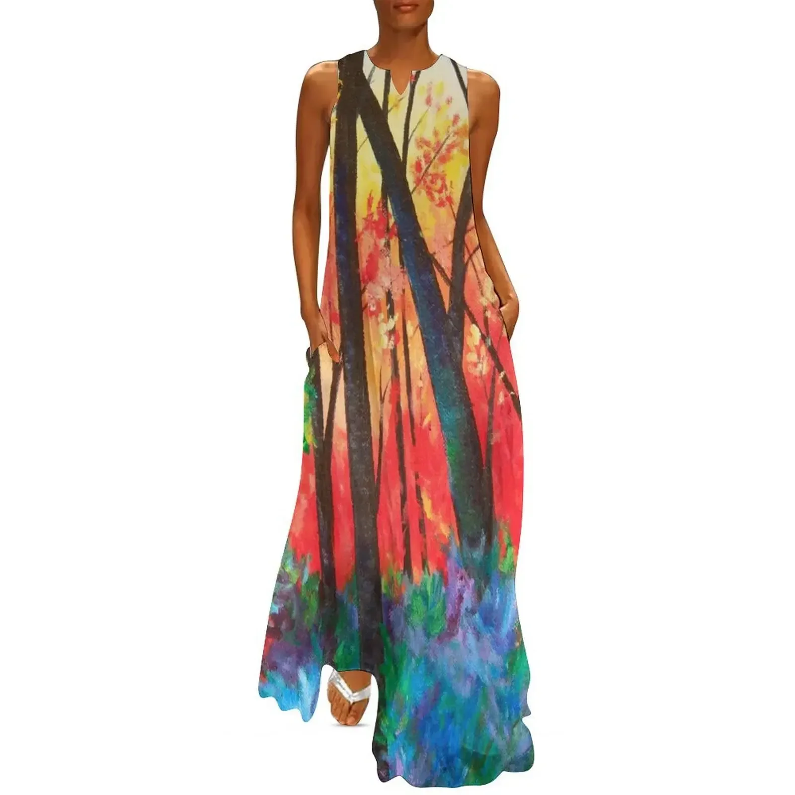 

Color Snap Long Dress Long dress woman luxury woman party dress festival outfit women Clothing female