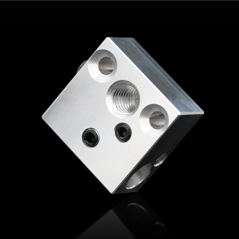 Mellow High Quality Cr10 Heated Block For Micro Swiss Cr10 Hotend Creality Ender 3 Mk7/Mk8/Mk9 Block J-head Hotend Head Extruder