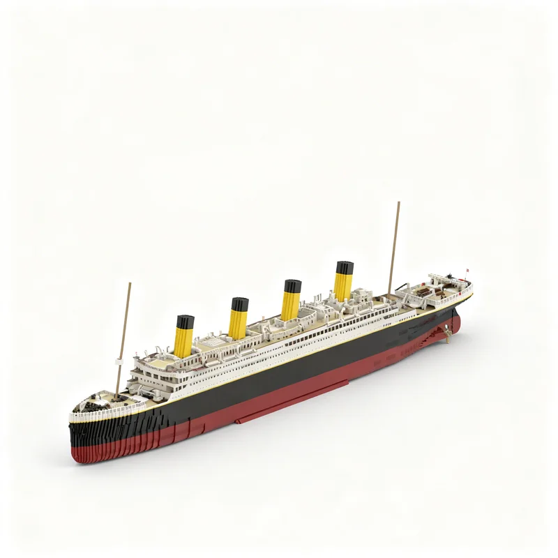 21088pcs MOC Creator Creator Expert RMS Titanic Model Building Blocks Architecture Toy Christmas Gift Craft Education Collection