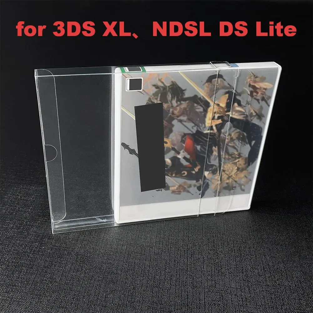 Video Game Protector Compatible With: N64 Snes Xbox One 3Ds XL Ndsl/Ds Lite Switch Ps5 Ps4 Game Box |   Clear Plastic Sleeve Cover