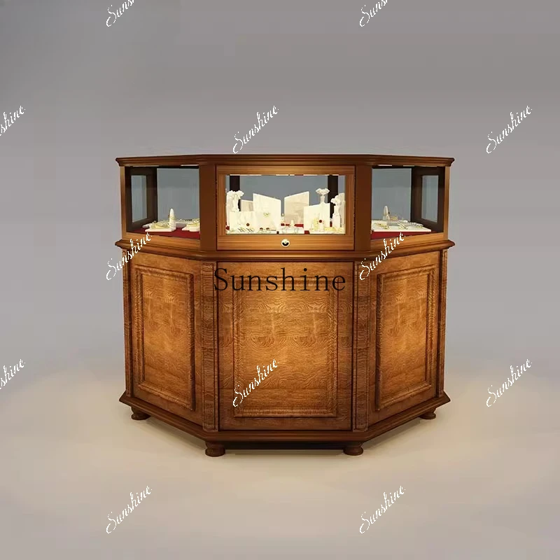 Vintage Nakajima Display Cabinet Storage Display Glass Cabinet  FT
