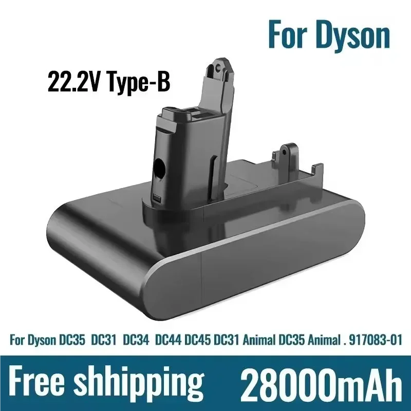

NEW Original Replacement 22.2V B 28000mAh DC31 Type-B Battery for Dyson DC31 DC31B DC35 DC44 DC45 Handheld Power Tool Battery