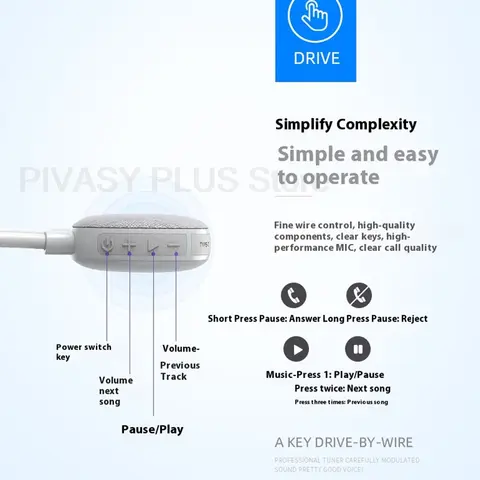 3wx2 alto-falantes de pescoço mãos-livres sem fio 5.3 audios bluetooth leve tecido portátil fone de ouvido som estéreo para viagens ao ar livre