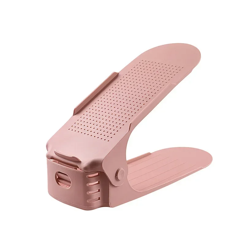 10Pcs Schuh Stapler Einstellbare Schuh Slots Organizer Schuhe Slots Platz Saver Doppel Deck Rack Halter Für Schrank Organisation Heißer