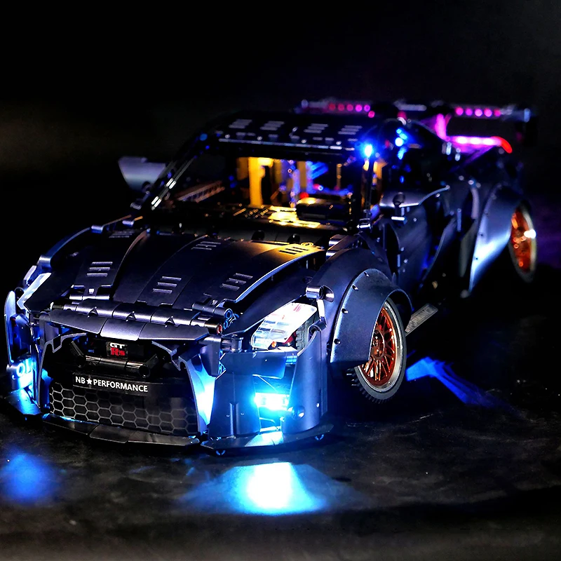 DIY RC LED Light Kit For LEGO 10221 Technical Sports Car   (Only LED Light,Without Blocks Model)