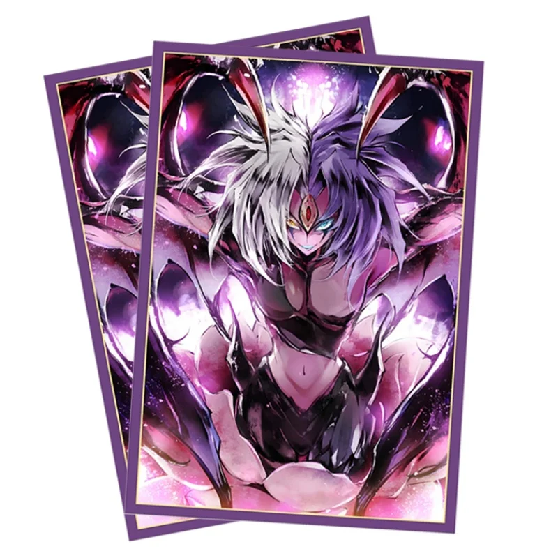 60Pcs/Set YuGiOh Cards Sleeve Yubel Self Made Anime Game Characters ACG DIY Classic Series Colorful Cards Protective Cover Toys