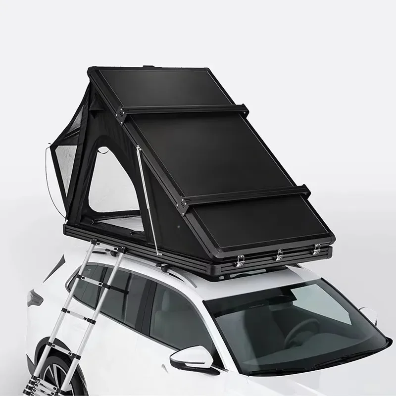 Hard Shell Aluminum Roof Top Tent Camper for Car-Four-Season Lightweight Quick Automatic Opening