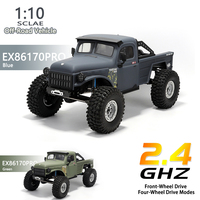 Ex86170PRO 1/10 Electric OffRoad Vehicle Four-Wheel Drive Two Modes Brushless FOC Anti-Real Climbing Model Remote Control Car