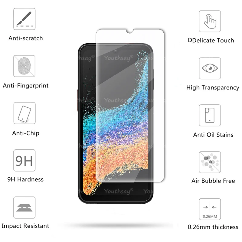 For Samsung Galaxy Xcover6 Pro Glass for Xcover 6 Pro Tempered Glass Clear Screen Camera Protector For Samsung Xcover6 Pro Glass