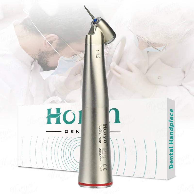 Medical instruments surgical dental 45 degree head hand piece 1:4.2 increasing high speed contra angle handpiece