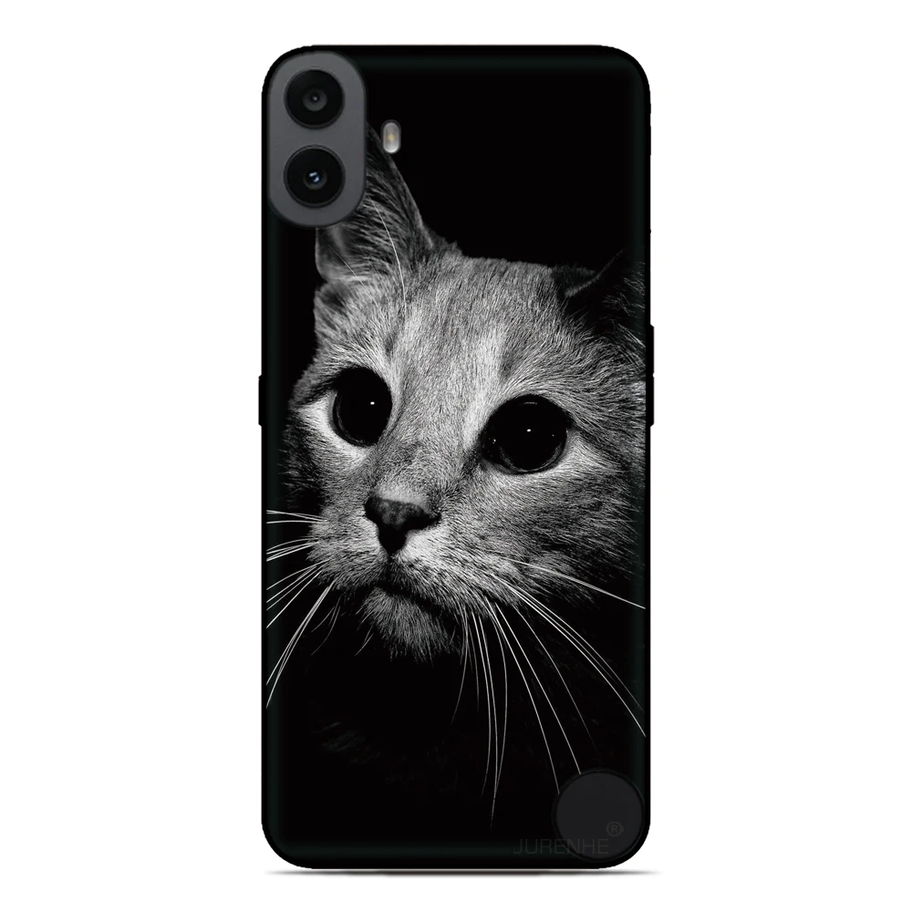 Чехол с черным котом для Nokia X10 X20 X30 X6 8 5,3 8,3 2,4 6,2 7,2 5,4 C3 C100 C200 для BQ Aquaris X X2 Pro, чехол для задней панели телефона