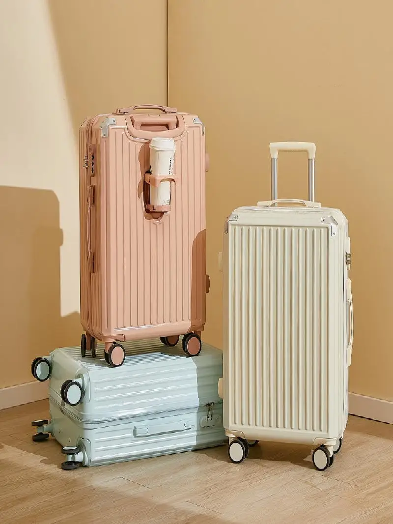 high-capacity-short-trip-thickened-high-aesthetic-password-lock-luggage-suitcase-durable-abs-pc-material-carry-on-bag