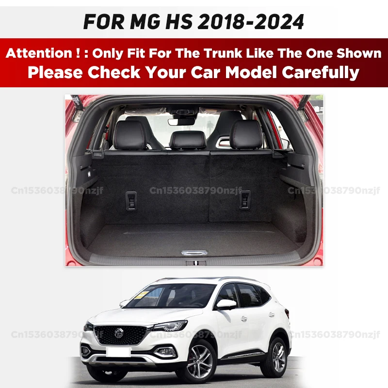 For MG HS 2024 2023 2022 2021 2020 2019 2018 Car floor mats Foot Pads 3D Car Trunk Mat Cargo Liner Carpet Accessories