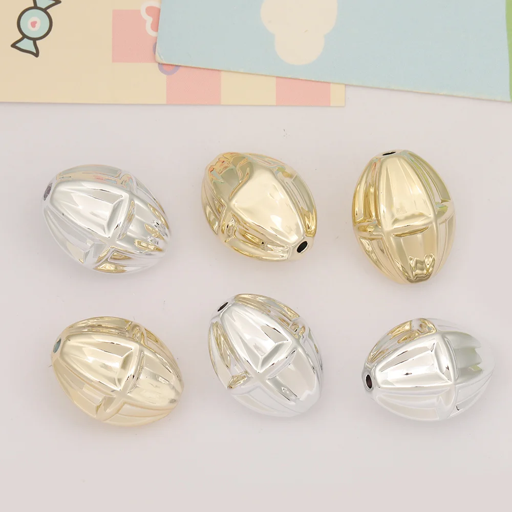 

Cordial Design 100Pcs 22*28MM DIY Beads/Hand Made/UV CCB Effect/Oval Shape/Jewelry Findings & Components/Acrylic Beads #16868