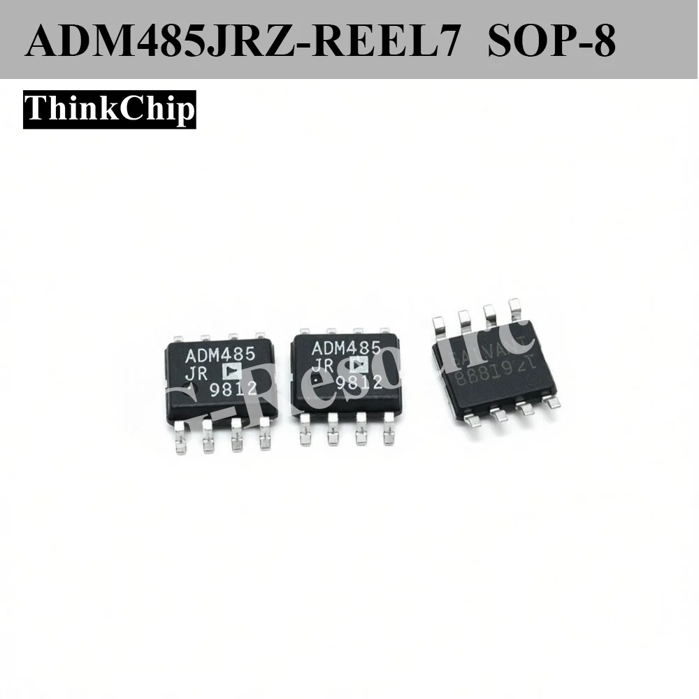 (10pcs) ADM485JRZ-REEL7 (Marking ADM485JR) SOP-8 RS-485/RS-422 Transceiver 5V 2.5Mbps Half-Duplex