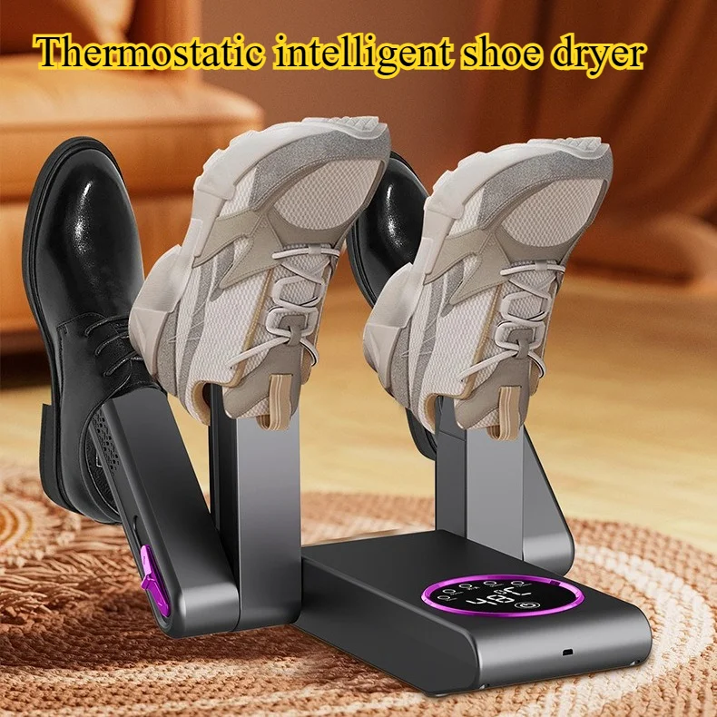 

New Telescopic Shoe Dryer Foldable Household Smart Touch Screen Timer Shoe Dryer Socks Boots Gloves Shoe Dryer