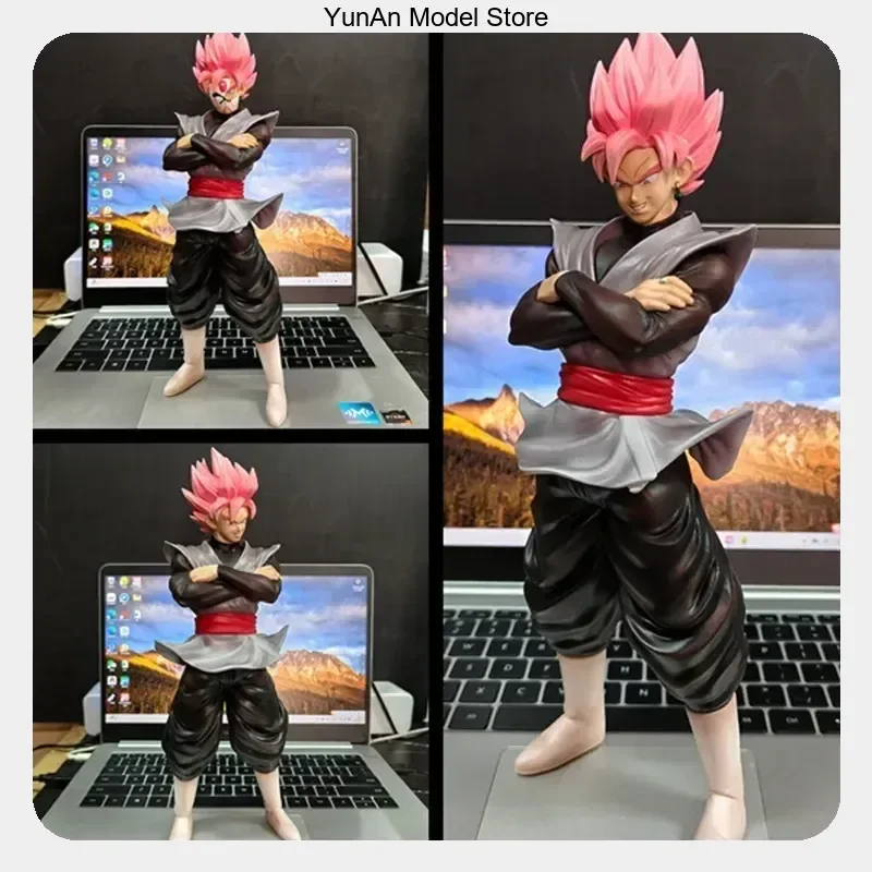 

Anime Figure Statue Model Fans Collection Desktop Decoration Ornament 27.5cm Dragon Ball Goku Black Zamasu With Face Mask