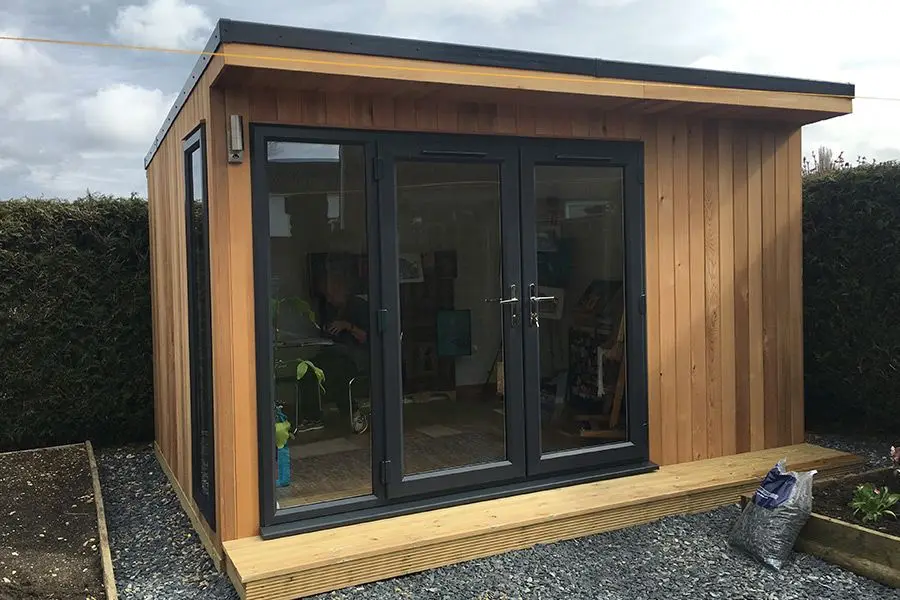 Windproof Exterior Double Door Thermal Break Hinged Swing Glass Doors Residence Energy Efficient Aluminum Casement French Doors