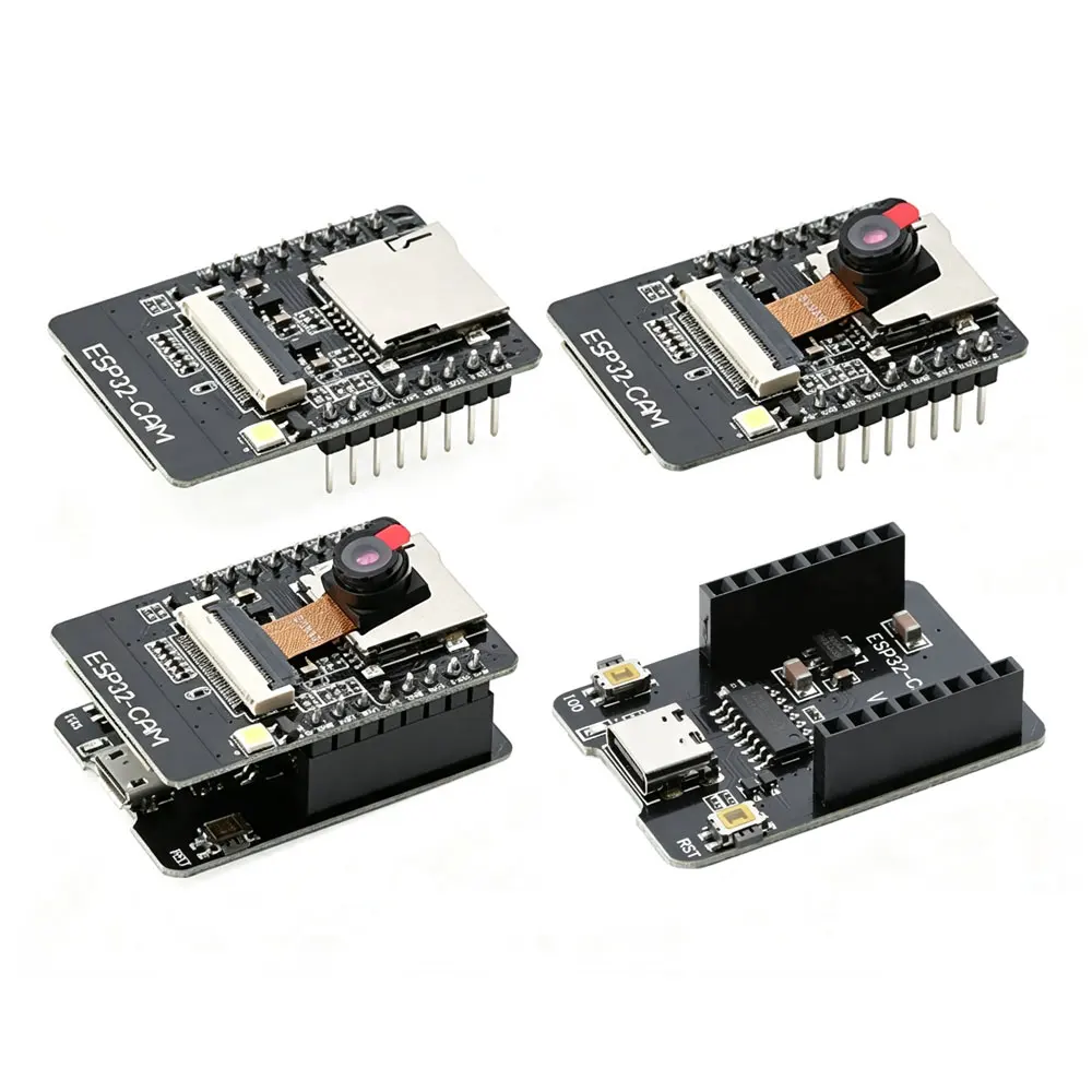 ESP32-CAM ESP32-CAM-MB MICRO TYPE-C USB ESP32 Serial to WiFi ESP32 CAM Development Board CH340 5V Bluetooth+OV3660 Camera