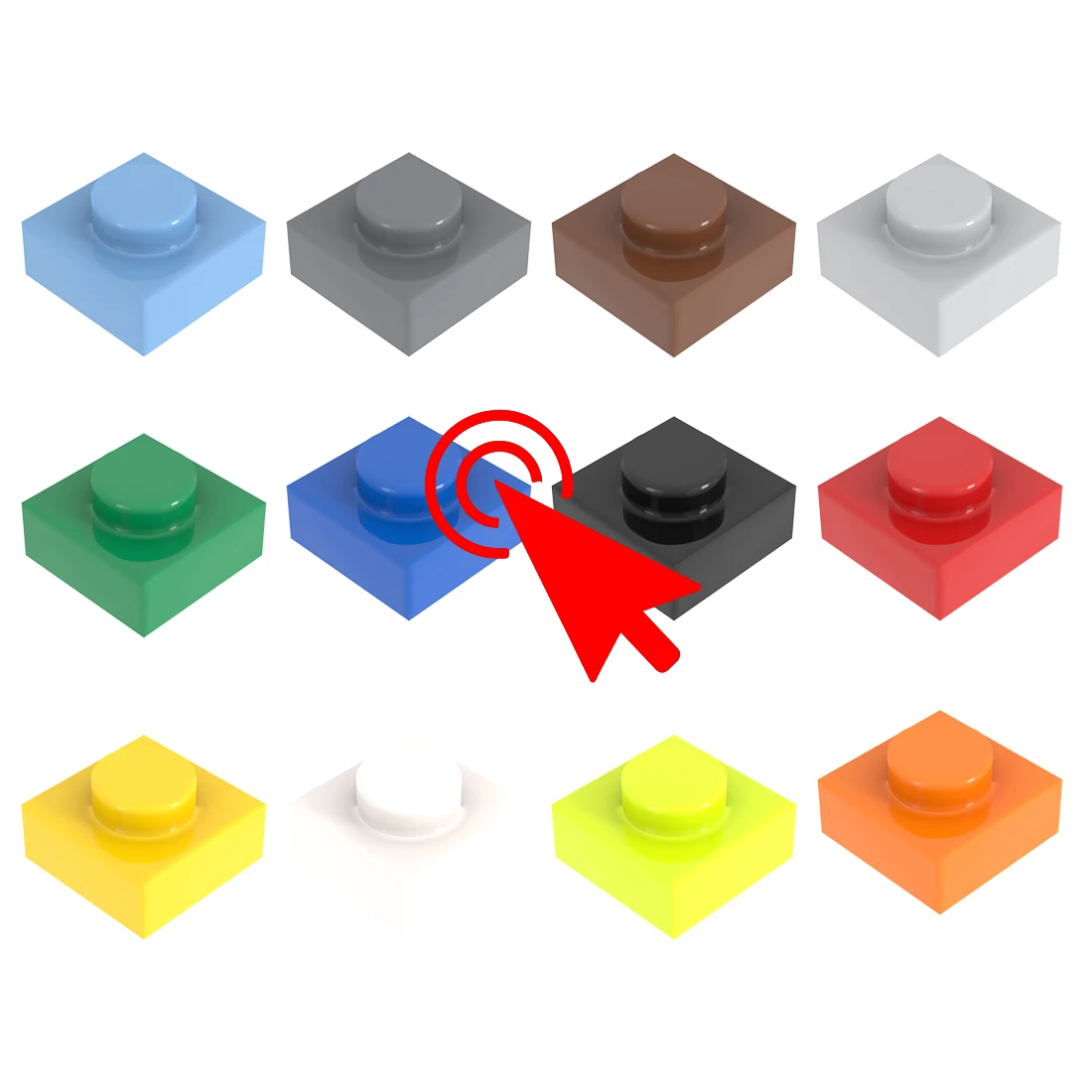[Funbrick] 50&100&200 Stück Platte 2x4 3020 Kompatibel mit Bekannter Marke Bausteine Klassische Bausteine Spielzeug MOC DIY – Detail 1