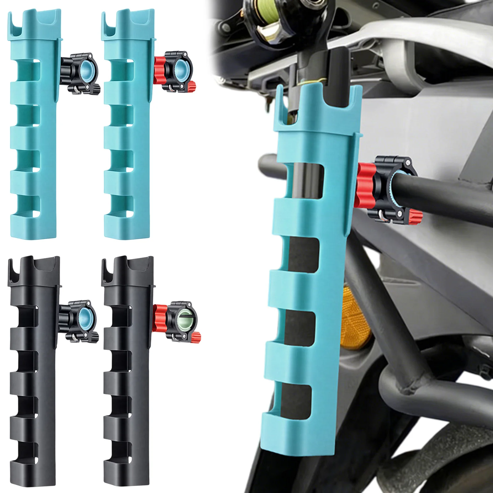 fishing rod holder bicycle Bakcou Release system locks your rod in place so it wont fall out of the holder Bike Fishing Rod Holder-Fishing Rods
