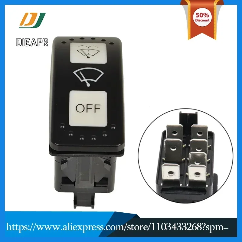 

7-контактный мгновенный кулисный переключатель стеклоочистителя, 7-контактный 710004941 FOr Can-Am для Defender, кулисный переключатель Maverick