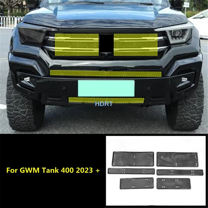 

Car Styling New Energy Front Racing Grille Insect Screen Net Protector Decoration Accessories For Great Wall GWM Tank 400 2023