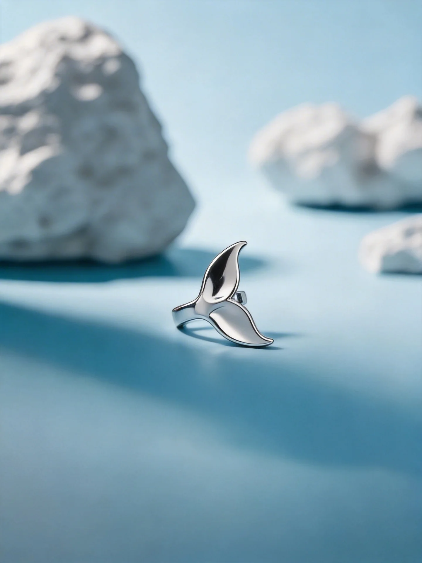 

YUKI Luxury Whale Tail Ear Cuff Silver Jewelry Simple Design No Piercing Required Fashionable Unisex Trendy Ear Accessories