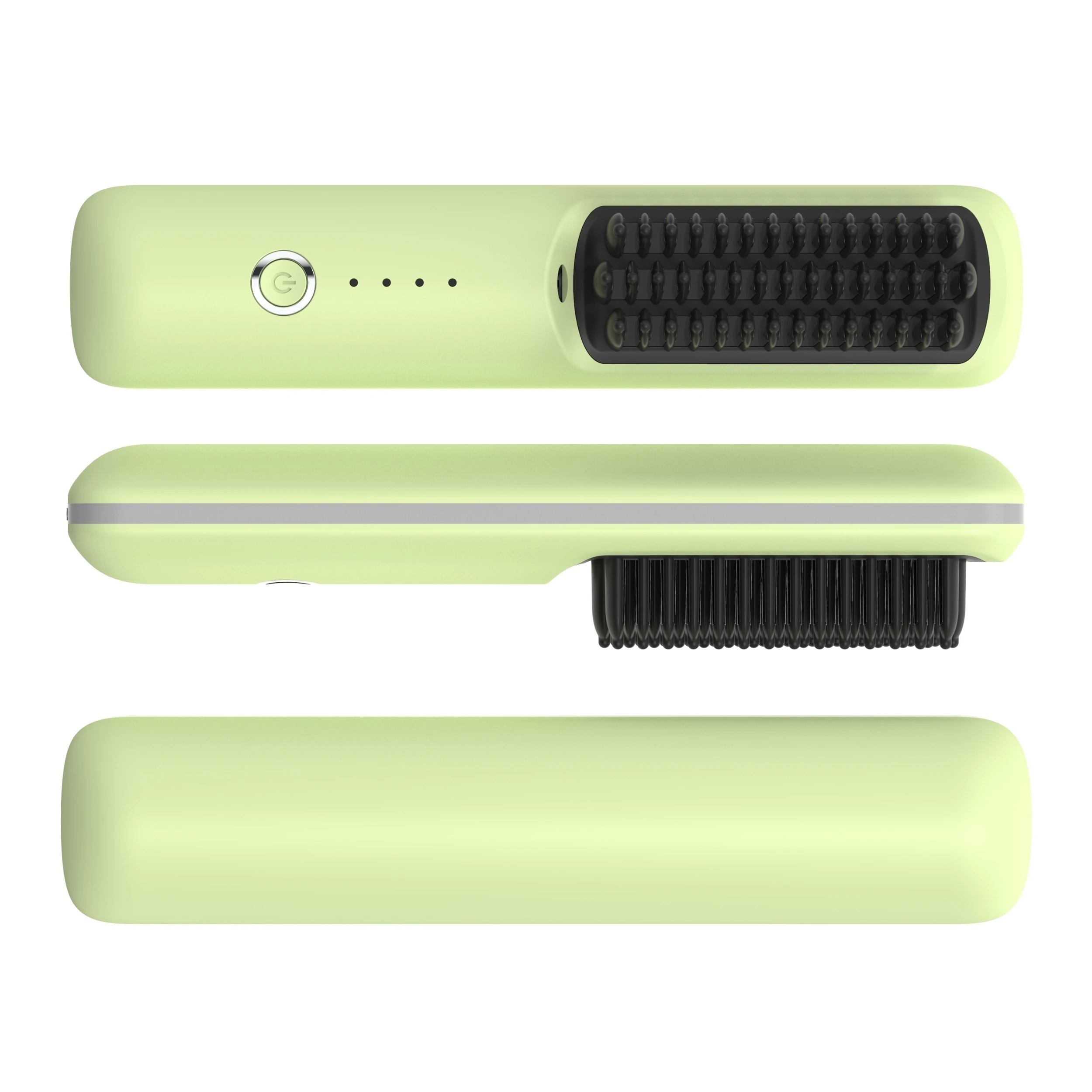 Portable Ceramic Wireless Hair Straightener Brush Cordless Ionic Comb USB Rechargeable Battery Hotel Use Household Travel Hair - view 3