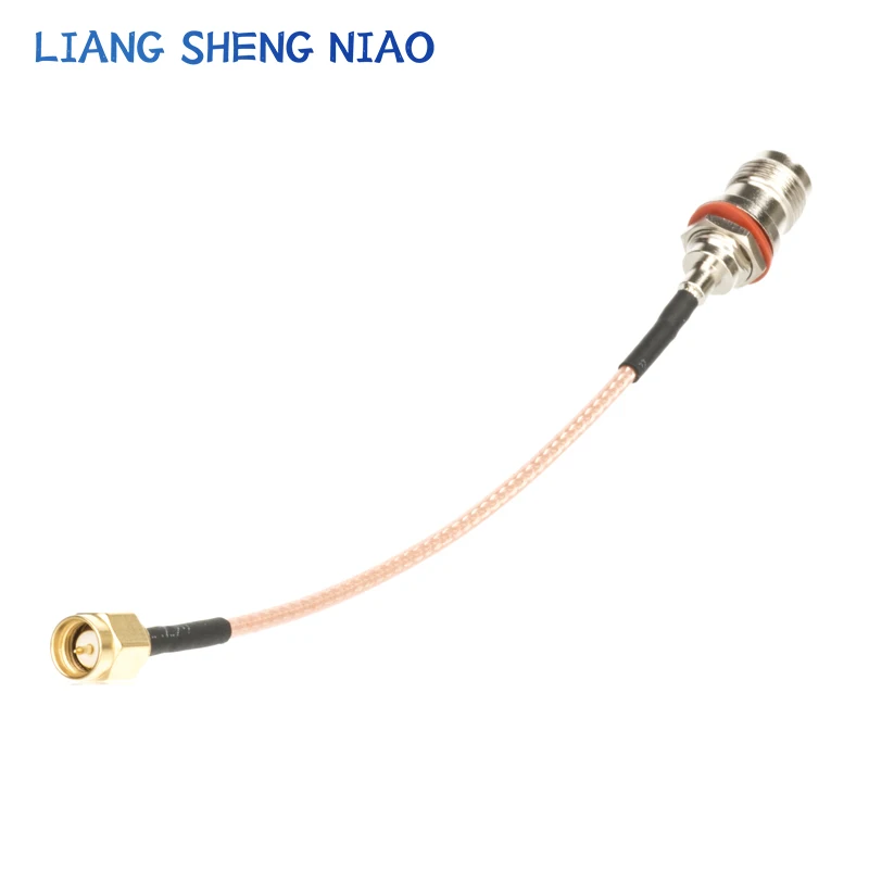 RG316 Cable TNC Female Jack Nut Bulkhead to SMA Male Plug Connector RF Coaxial Jumper Pigtail Straight SMA to TNC to SMA cable