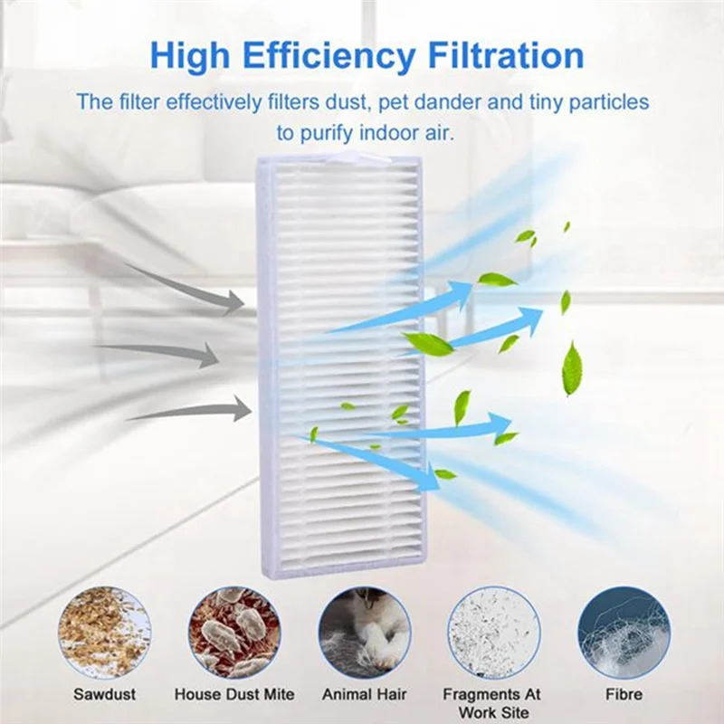 

H-W 31 Pcs For Medion X20 SW+ / MD 11415/Medion X21 SW+ / MD 11500 Sweeping Robot Main Side Brush Mop Filter Set