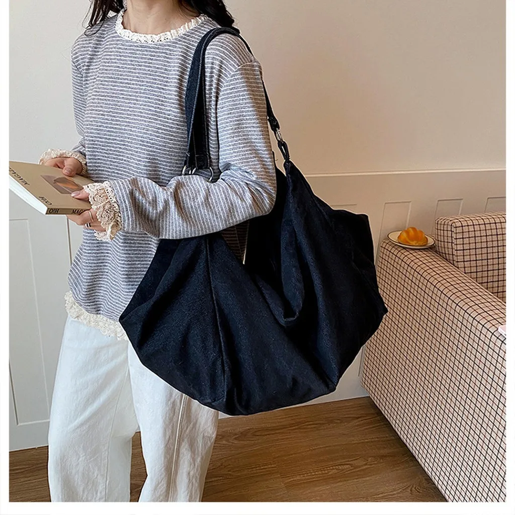 Shoulder Bag Large Denim Shoulder Bag Handbag Retro Hobo Bag For Casual Dating Shoulder Carry Hanging Out