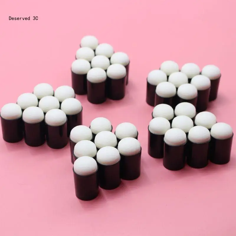 5pcs Finger Daubers Sponge Smudge Tools DIY Crafts Inking Staining Painting Tool