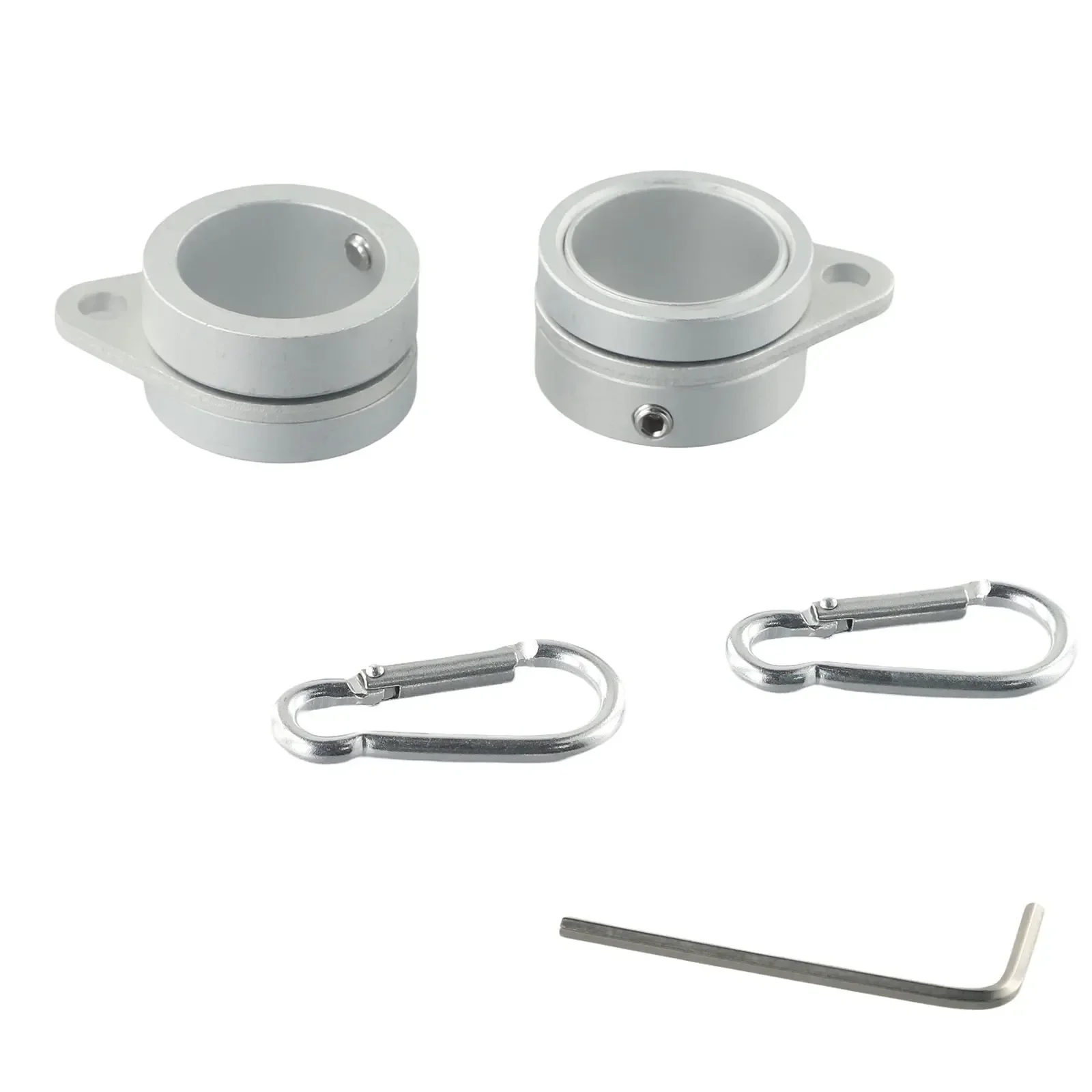 2pc Flag Pole Ring-degree Rotating Anti-tangle Rings Between 0.75-1.02 Inches Replacement Parts Garden Tools