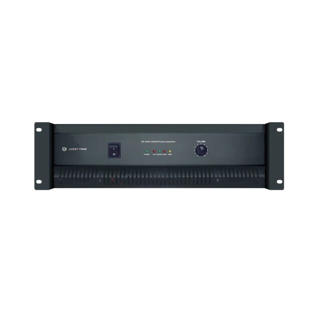 

1000W High Power PA Industrial & Commercial Class Amplifier With Short Circuit Protection For PA System, Factory, Building, Etc.