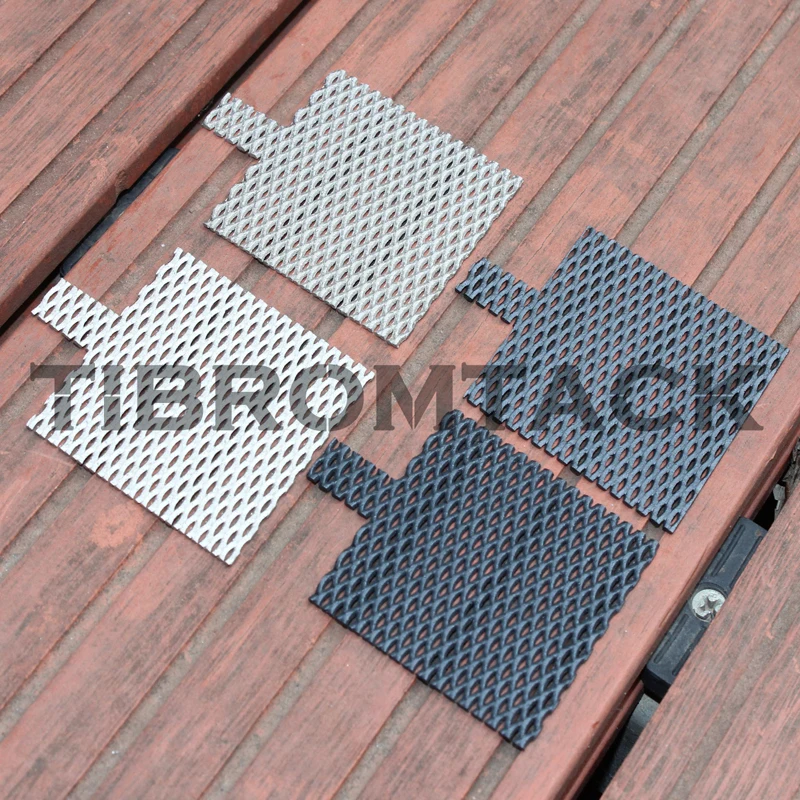 

Titanium Anode Mesh with Terminals, Titanium Plated, Nickel, Coated and Without Coating, 50*50mm, 2 Sets(4PCs)