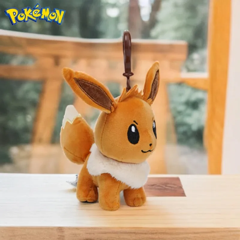 Echte Pokemon Eevee Umbreon Espeon Kawaii Plüsch Spielzeug Anhänger Schule Tasche Rucksack Anhänger Schlüssel Ring Puppe Geburtstag Weihnachten Geschenk