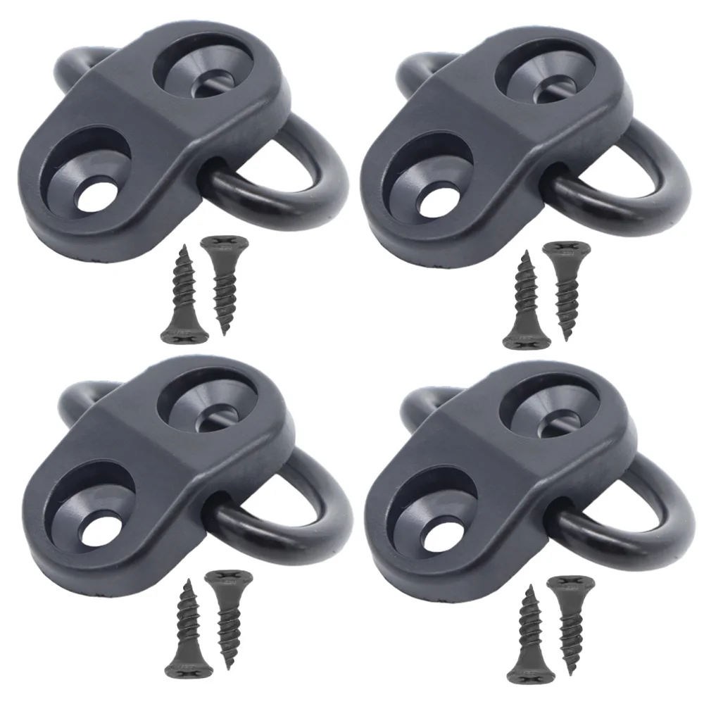 High Quality For Most of Trailers Cars Plastic and Metal Floor Hook Accessories Black Cargo Net Floor Hook Accessories