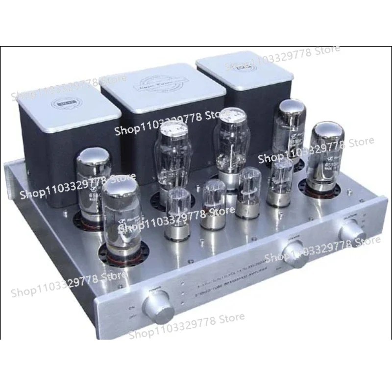 Latest  Sound Luster D-2030A-6550 22W+22W Parallel Class A Tube Amplifier,  6J4P*2, 6N8P*2, 5Z3P*2