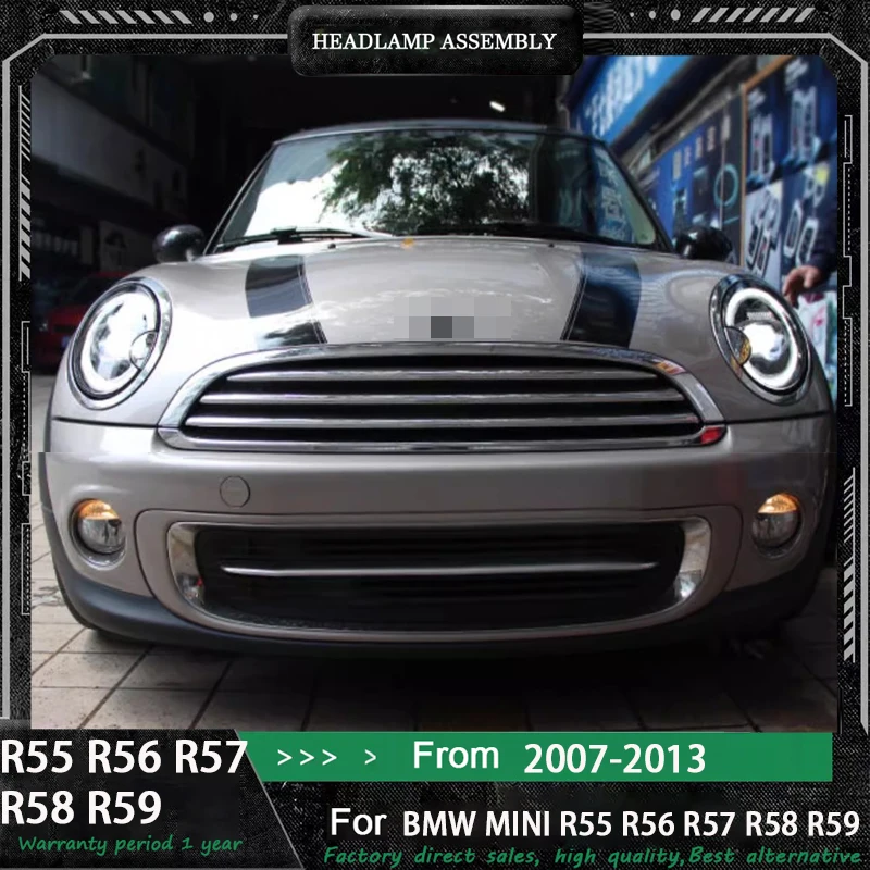 

Светодиодная фара в сборе для BMW Mini Cooper R56 R57 R58 R59 2007-2013 DRL последовательный указатель поворота Plug and play автоаксессуары