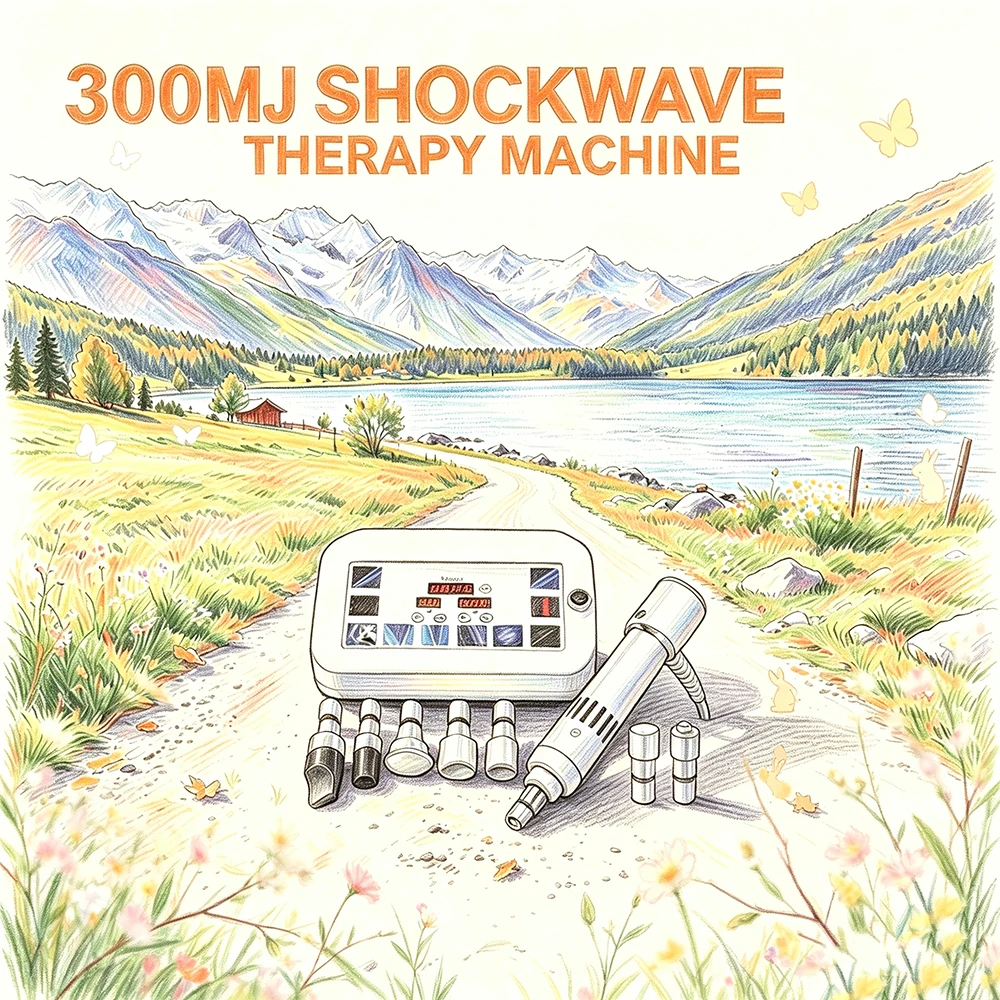 Shockwave Therapy Machine Alleviate Arthralgia ED Treatment Professional Shock Wave Physiotherapy Body Massager New Upgrade
