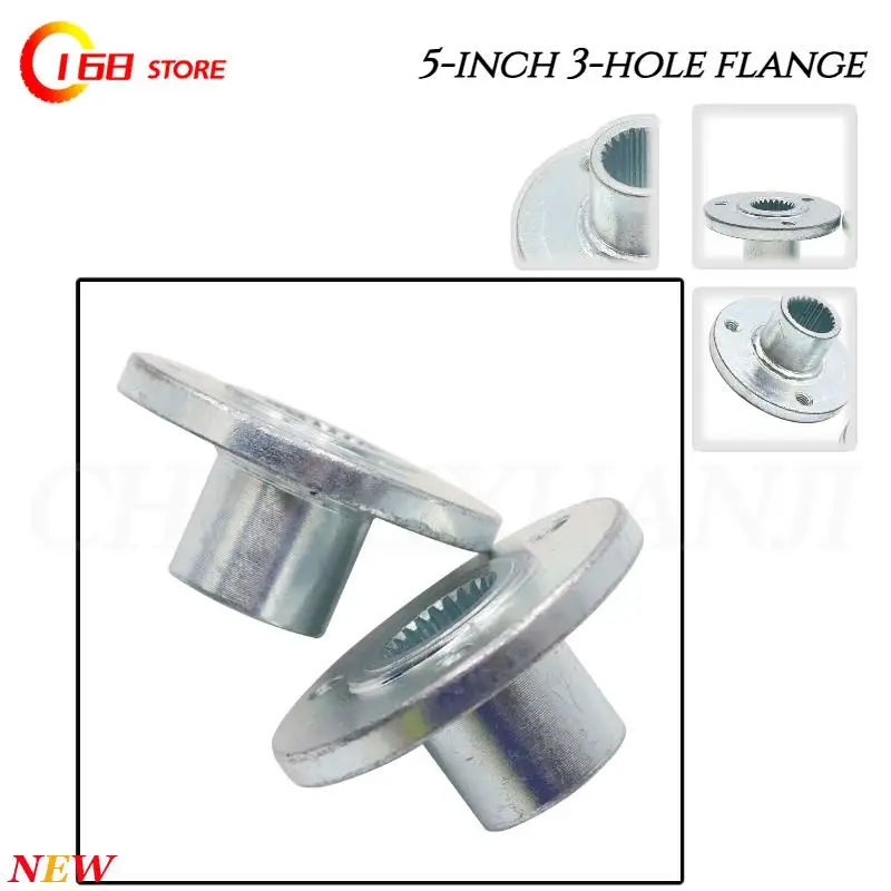 

Сверхмощный 5-дюймовый фланец с 3 отверстиями — подходит для сиденья ступицы передней/задней оси, обязательный фланец для аксессуаров для квадроциклов