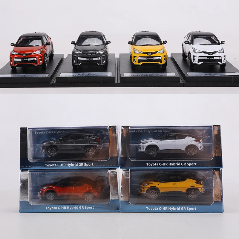 DCT/SHADOW 1/64 Toyota C-HR Hybrid GR Sport Auto Legering Speelgoed Motorvoertuig Diecast Metaal Model Kinderen Kerstcadeau speelgoed voor Jongens