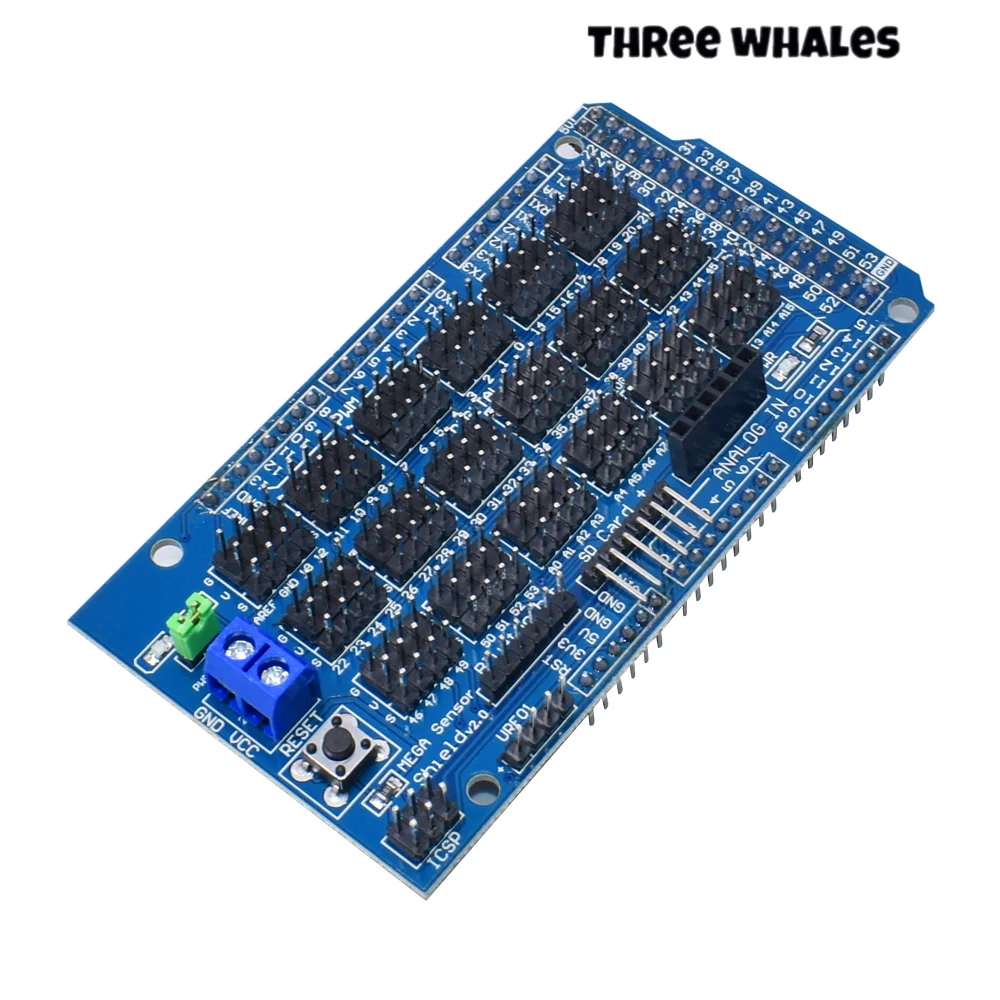 MEGA Sensor Shield V1.0 V2.0 Dedicated Expansion Development Board MEGA 2560 Sup IIC SD Robot Parts DIY
