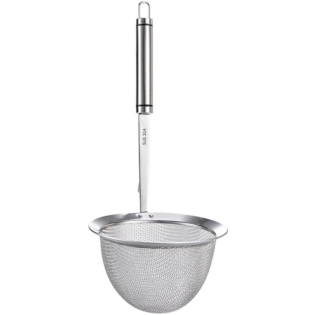 

Heat Resistant Stainless Steel Colander Spoon for Noodles Pasta and Hot Pot Easy Grip and Convenient Storage in Kitchen