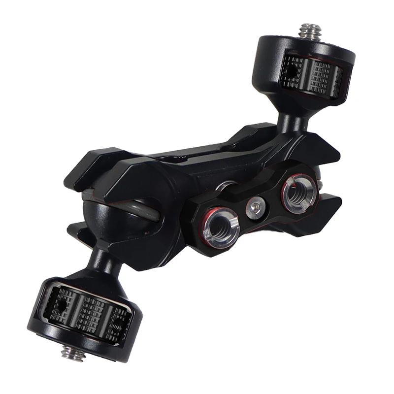 Doppelte Kugelköpfe Magic Arm 1/4'' 3/8'' Schraube für DSLR Kamera Monitor Mikrofon Video Licht Super Clamp Kamera Käfig Halterung – Detail 35